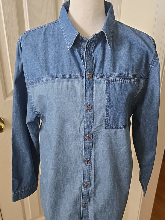 PacSun Other - PACSUN BRAND GIRL'S PLUS JEAN LONG SLEEVES FRONT BUTTON SHIRT JACKET SIZE XXL